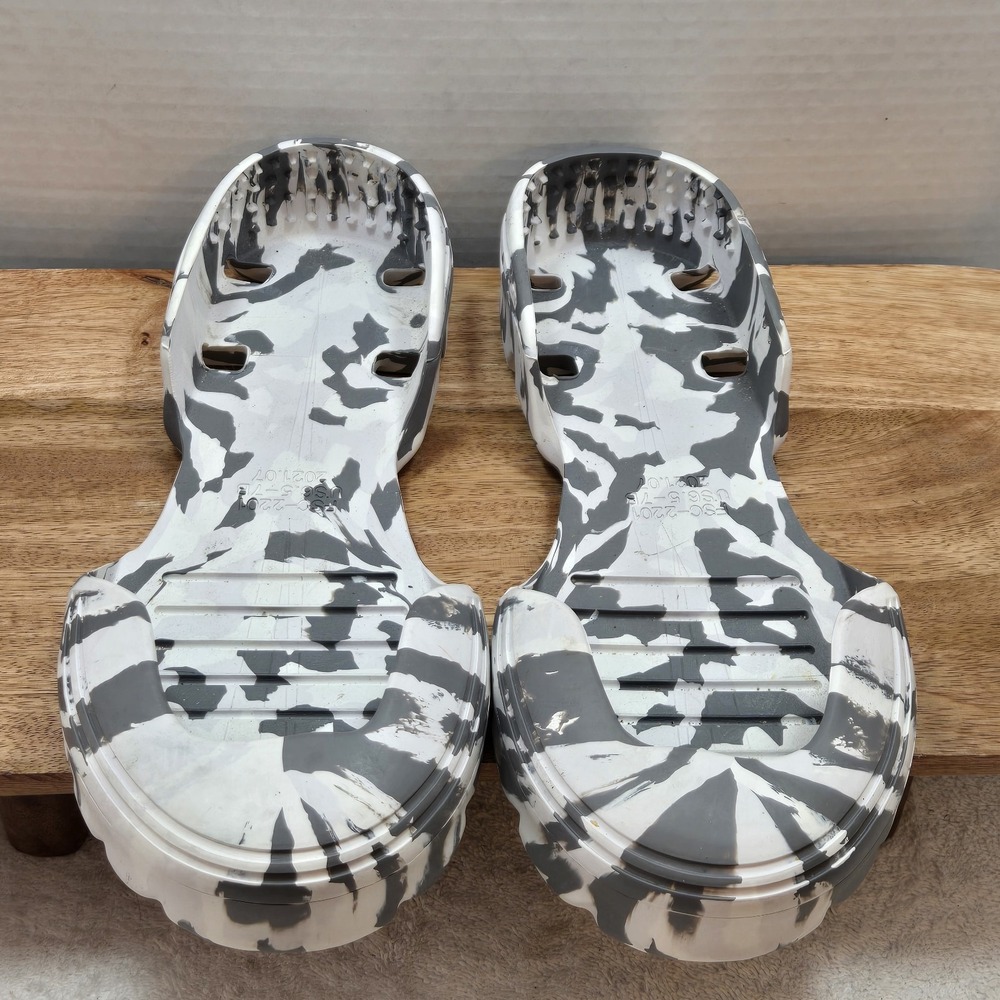 Vans Women's Swap It Modular White & Gray Camo Soles Size 6.5 (Extra Soles)